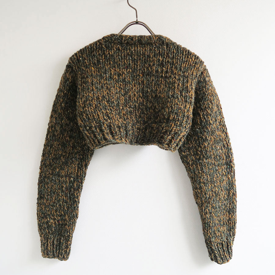 ERIKOKATORI/エリコカトリ】kilcarra tweed short cardigan EK5-1-2の