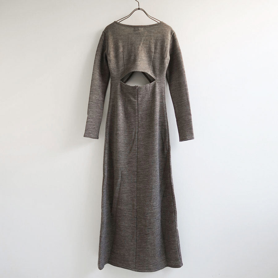 ERIKOKATORI/エリコカトリ】wool sweat cutout dress EK5-5-3の通販 「ONENESS ONLINE STORE」