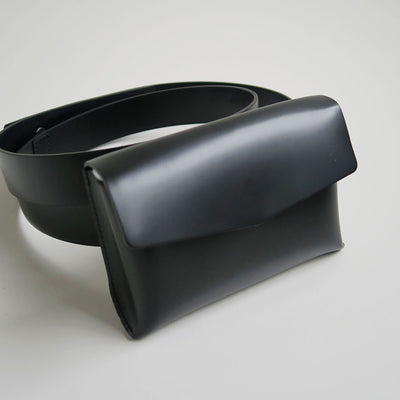 【IIROT/イロット】<br>Double belt waist bag <br>023-022-B10