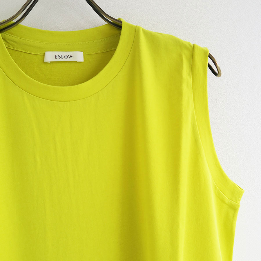 SALE 60%OFF ! <br/>【ESLOW/エスロー】<br>SLIT TANK TOP <br>A2031UB420