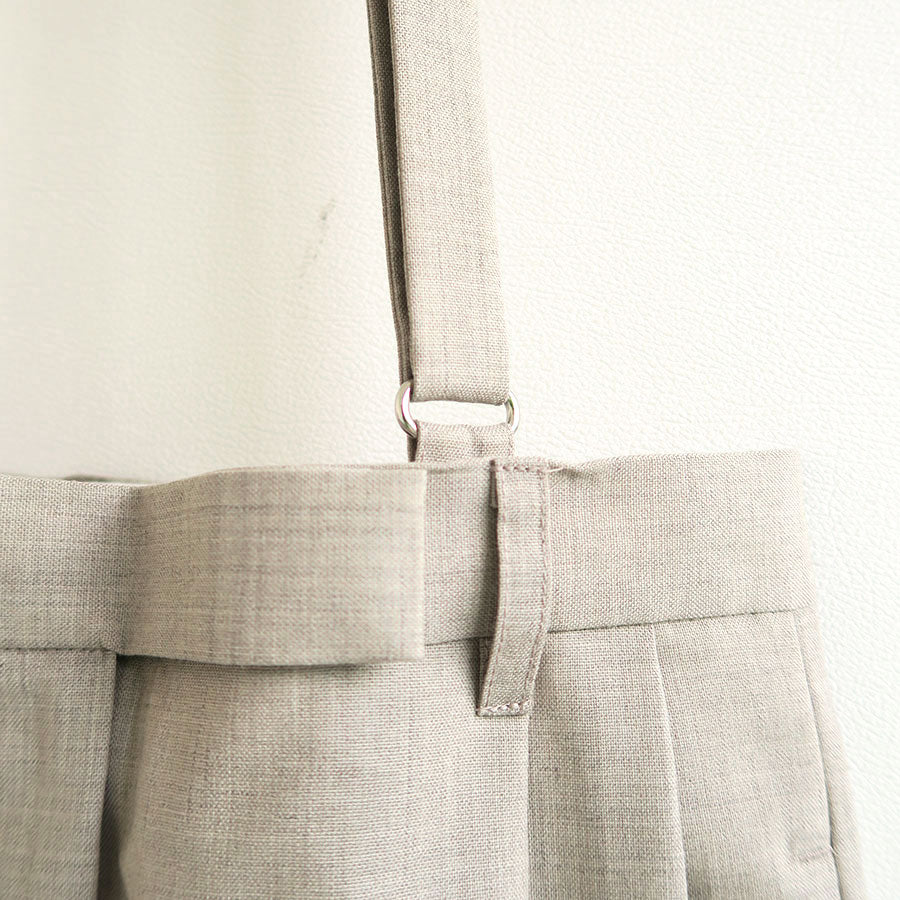 【IIROT/イロット】<br>Suspender Tuck pants<br>019-022-WP43
