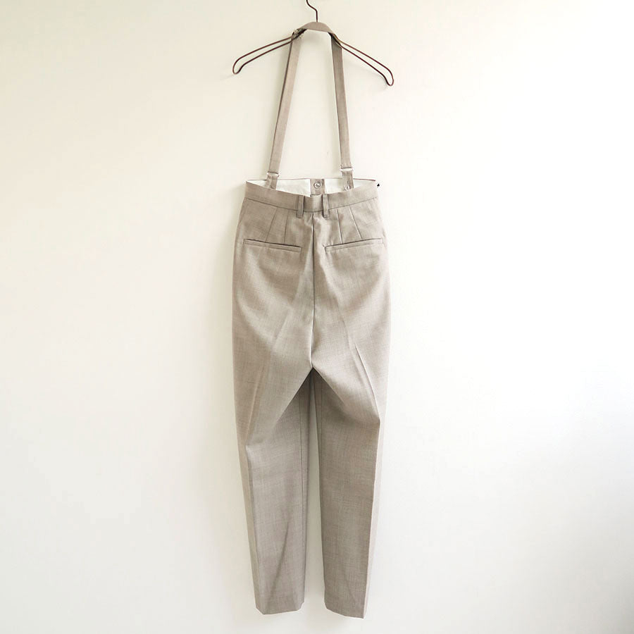 【IIROT/이롯트】<br> Suspender Tuck pants<br> 019-022-WP43 