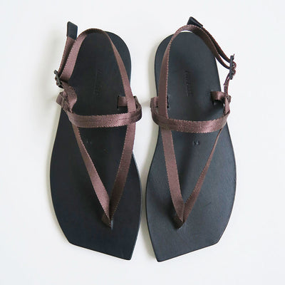 SALE 50%OFF!<br> 【AURALEE/오라리】<br> BELTED LEATHER SANDALS MADE BY FOOT THE COACHER<br> A23SS01FT 