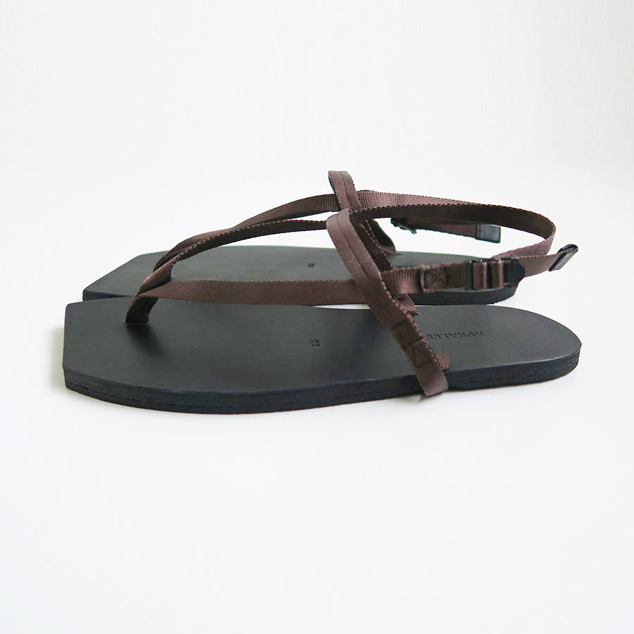 AURALEE/オーラリー】BELTED LEATHER SANDALS MADE BY FOOT THE