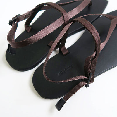 SALE 50%OFF ! <br/>【AURALEE/オーラリー】<br>BELTED LEATHER SANDALS MADE BY FOOT THE COACHER <br>A23SS01FT