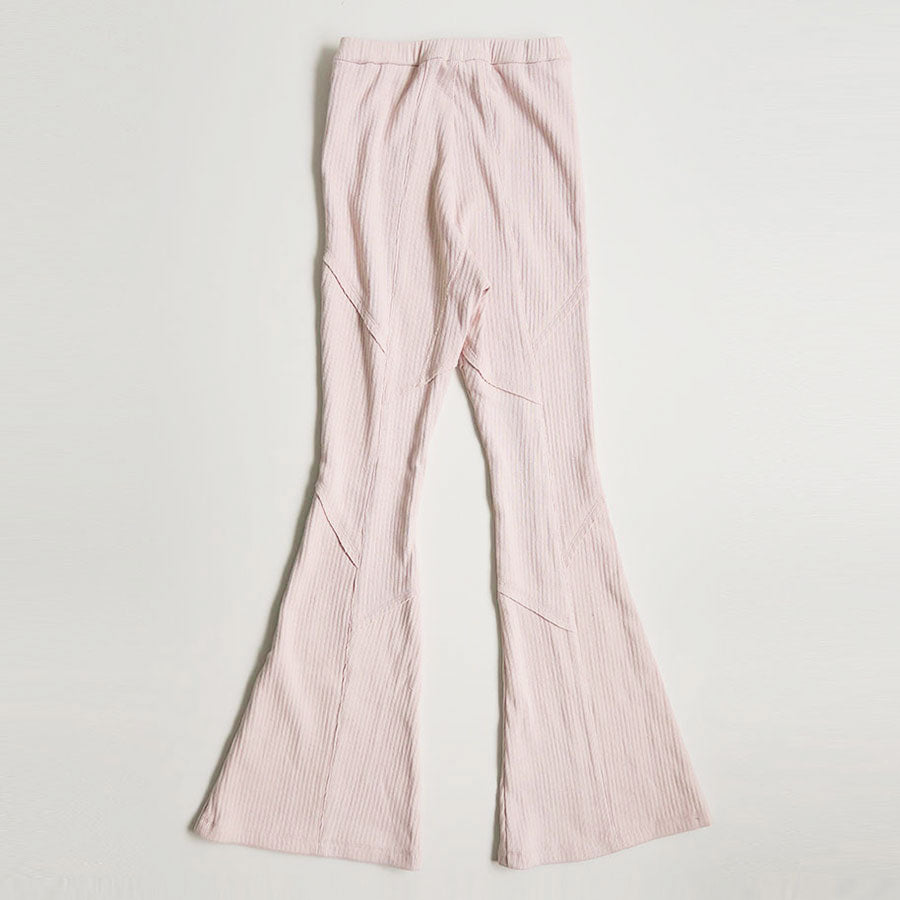 SALE 50%OFF ! <br/>【MALION vintage/マリオンヴィンテージ】<br>rib flare pants <br>06-3-3
