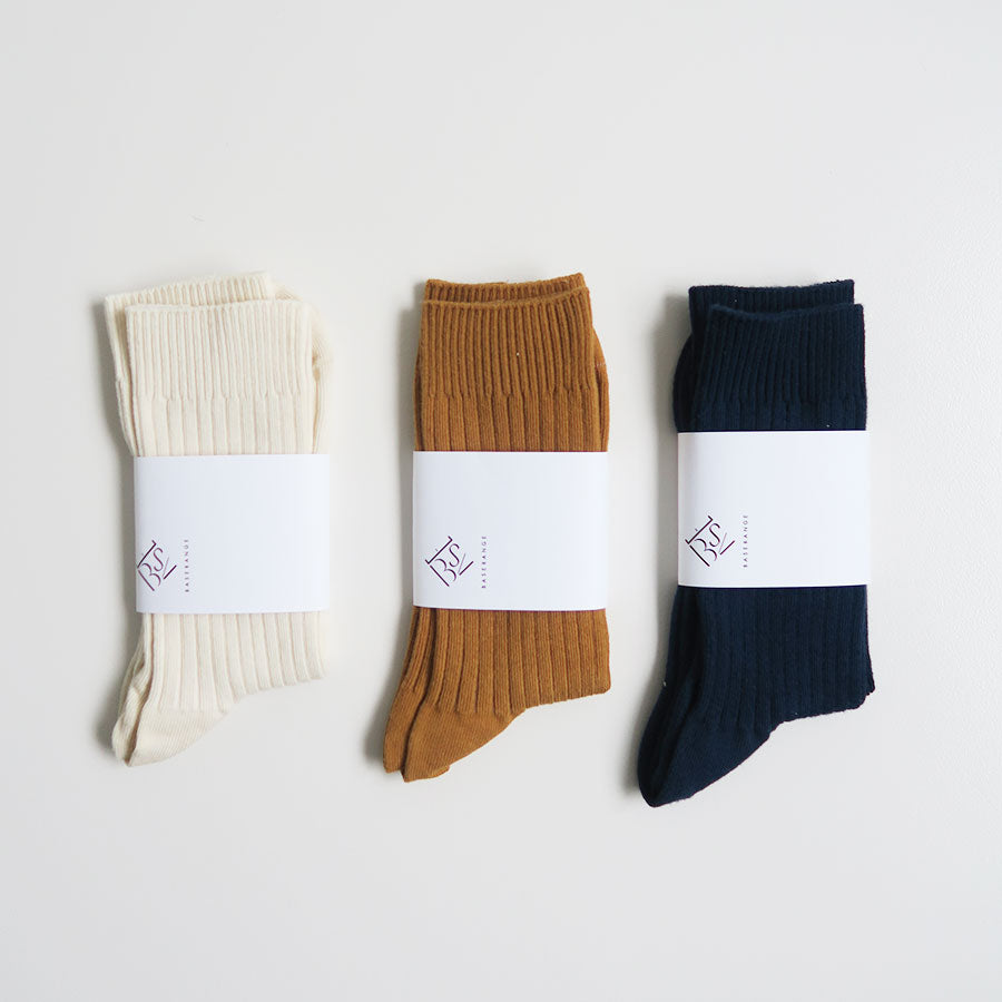 SALE 30%OFF ! <br/>【Baserange/ベースレンジ】<br>RIB ANKLE SOCKS <br>KARS-CR-SU23
