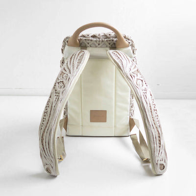【Mame Kurogouchi/마메】<br> Cording Embroidery Backpack<br> MM13-AC401 