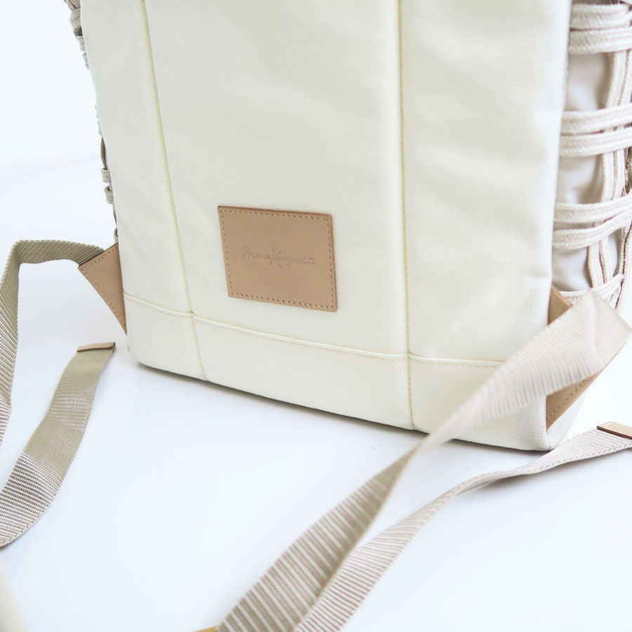 Mame Kurogouchi/マメ】Cording Embroidery Backpack MM13-AC401