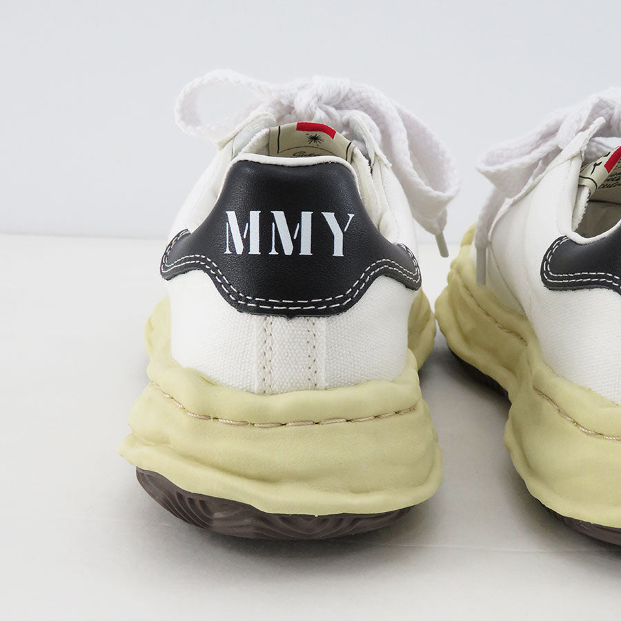 【Maison MIHARA YASUHIRO】<br>"BLAKEY" VL OG Sole Canvas Low-top Sneaker (WHITE) <br>A09FW732