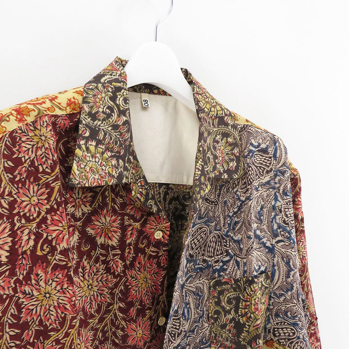 KHOKI コッキ 23SS Kalamkari shirt BLUE（美品 KHOKI コッキ