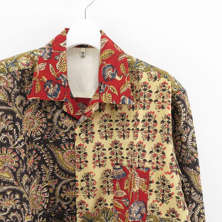 【KHOKI/コッキ】Kalamkari long sleeve shirt 23ss-b-03の通販 「ONENESS ONLINE STORE」