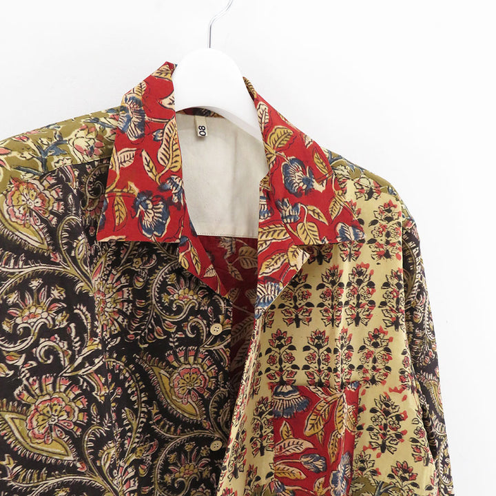 コッキ 23SS 23ss-b-02 Kalamkari shirt