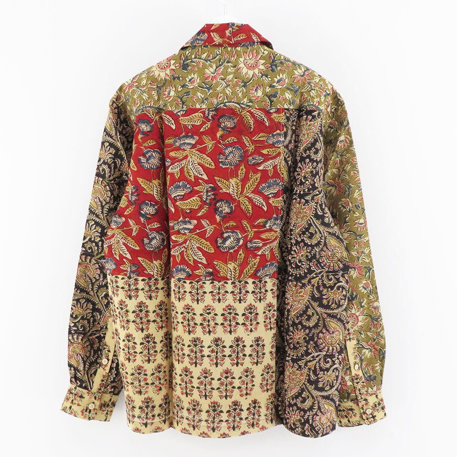KHOKI/コッキ】Kalamkari long sleeve shirt 23ss-b-03の通販 