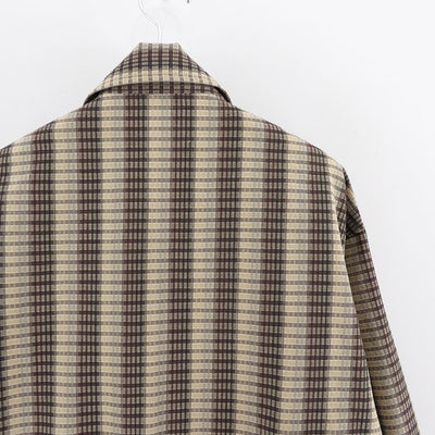 SALE 60%OFF ! <br/>【AUBETT/オーベット】<br>綿×サマーウール平二重織 ZIPUPブルゾン <br>23-01-031