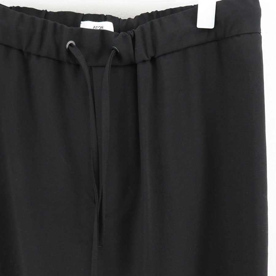 【ATON/エイトン】<br>WOOL OXFORD TAPERED EASY PANTS <br>PRAGSM0203