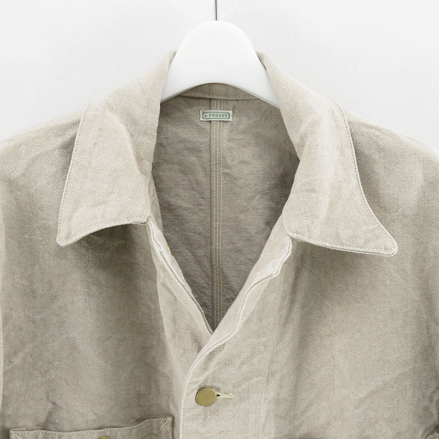A.PRESSE Coverall Jacket [ECRU] - Fresh Service NECESSARY or