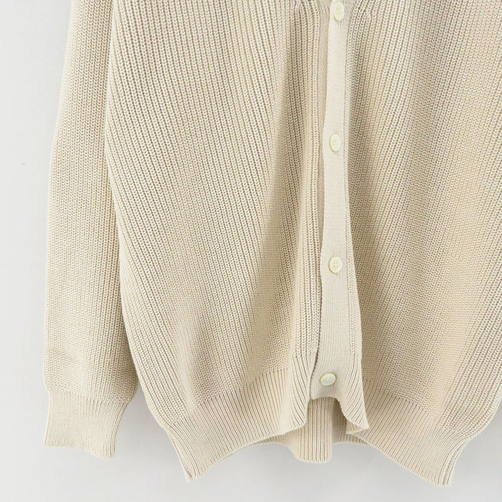 Graphpaper/グラフペーパー】Suvin Loose Rib Cardigan GU231-80267Bの通販 「ONENESS ONLINE  STORE」