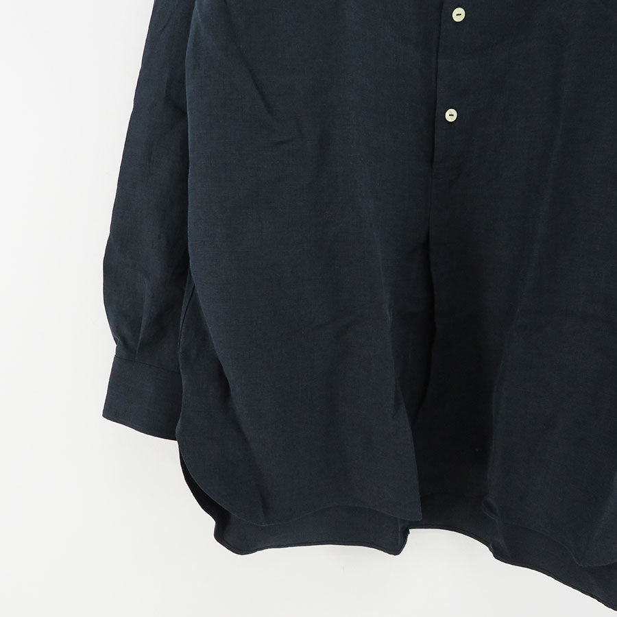 maatee&sons 極上LINEN薄 PULL OVER SHIRTS 買いファッション