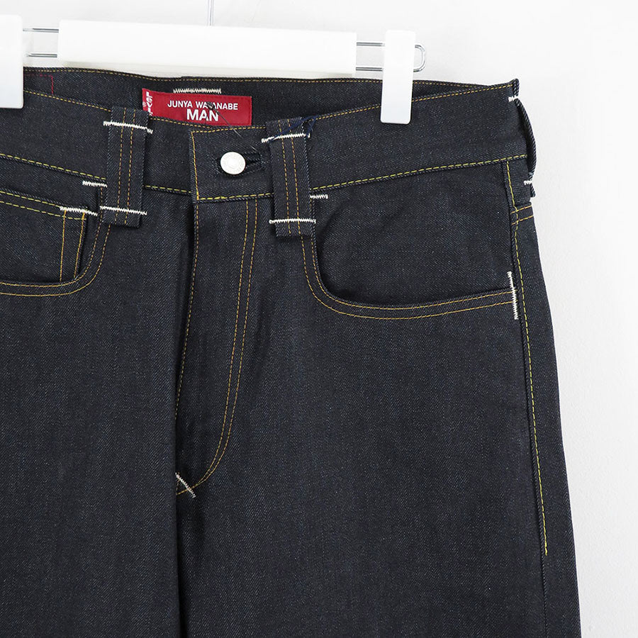 SALE 40%OFF ! , 【JUNYA WATANABE MAN】, 綿デニム Levi's Wネームパンツ, WJ-P221-051