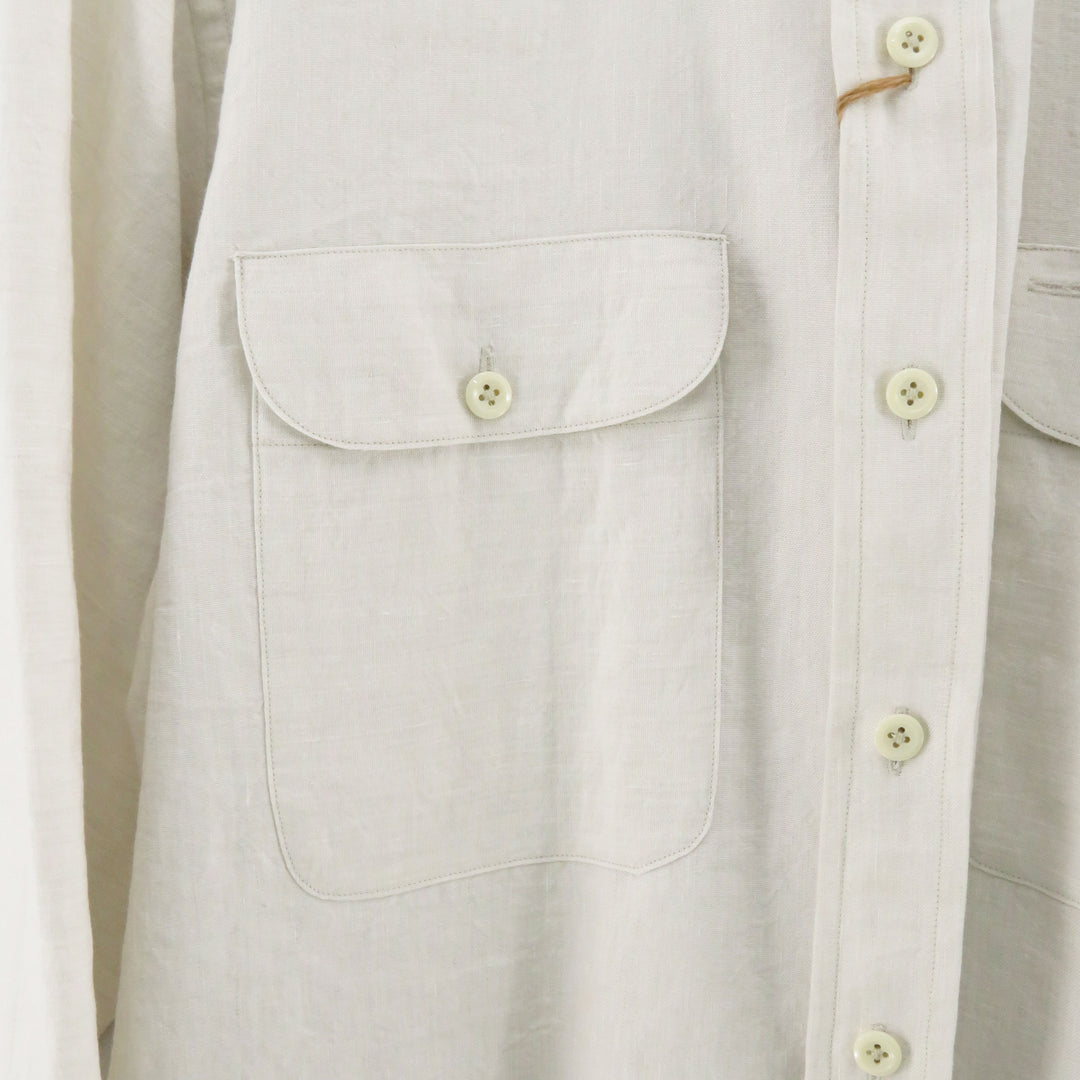 【MAATEE&SONS/マーティーアンドサンズ】強撚LINEN WORK SHIRT MT3103-0604Bの通販 「ONENESS ONLINE  STORE」