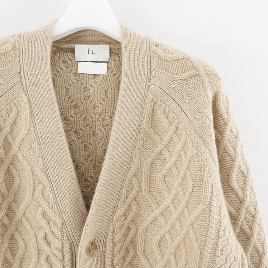 【HERILL/ヘリル】, Golden Cash Cable Cardigan , 22-080-HL-8050-3