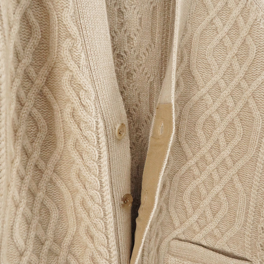 【HERILL/ヘリル】, Golden Cash Cable Cardigan , 22-080-HL-8050-3