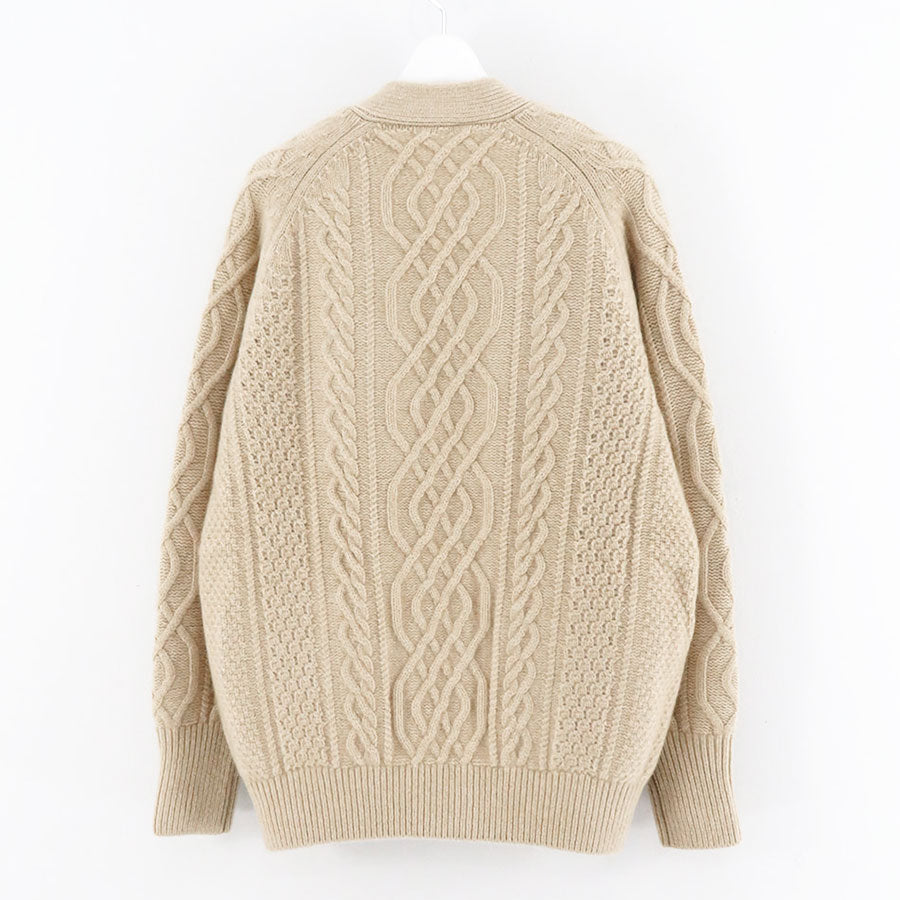 HERILL/ヘリル】Golden Cash Cable Cardigan 22-080-HL-8050-3の通販 「ONENESS ONLINE  STORE」