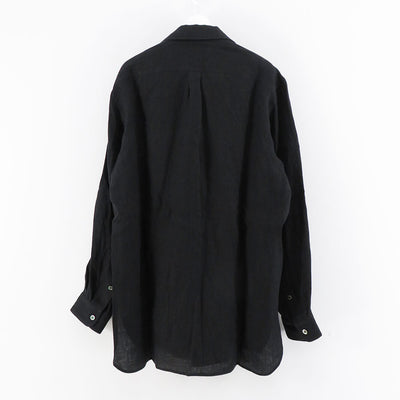 【山内/ヤマウチ】<br>ションヘルリネンツイル・テーラードカラーシャツ <br>23142