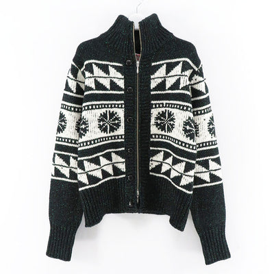 SALE 40%OFF ! <br/>【M A S U/エムエーエスユー】<br>ZIP-UP TWINKLE COWICHAN CARDIGAN <br>MVFW-KN0222