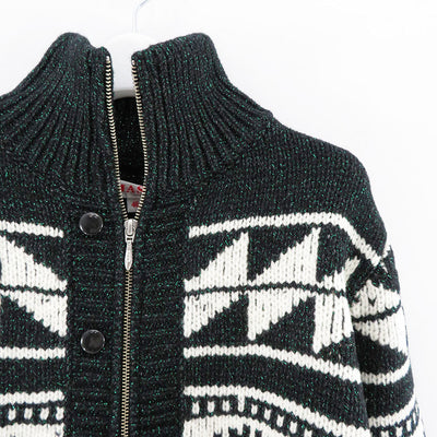 SALE 40%OFF ! <br/>【M A S U/エムエーエスユー】<br>ZIP-UP TWINKLE COWICHAN CARDIGAN <br>MVFW-KN0222