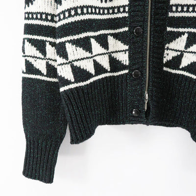 SALE 40%OFF ! <br/>【M A S U/エムエーエスユー】<br>ZIP-UP TWINKLE COWICHAN CARDIGAN <br>MVFW-KN0222