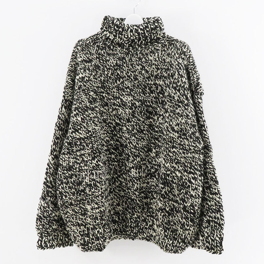 SALE 50%OFF ! , 【SEEALL/シーオール】, HAND OVERSIZED HIGH NECK SWEATER ,  SAU21KN292