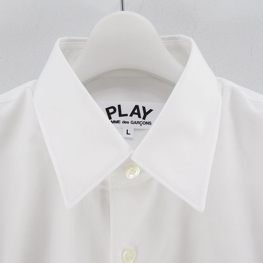 PLAY COMME des GARCONS/プレイコムデギャルソン】L/S SHIRT (WHITE