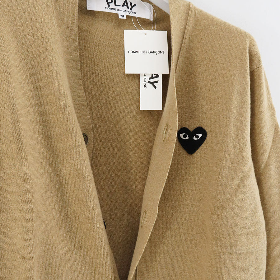 PLAY COMME des GARCONS/プレイコムデギャルソン】CARDIGAN (BEIGE) AZ-N024-051の通販 「ONENESS  ONLINE STORE」