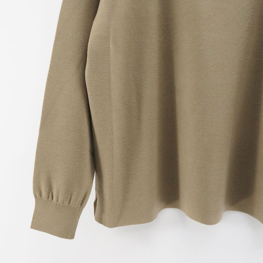 A.PRESSE/アプレッセ】Cashmere Knit L/S Polo Shirt 23SAP-03