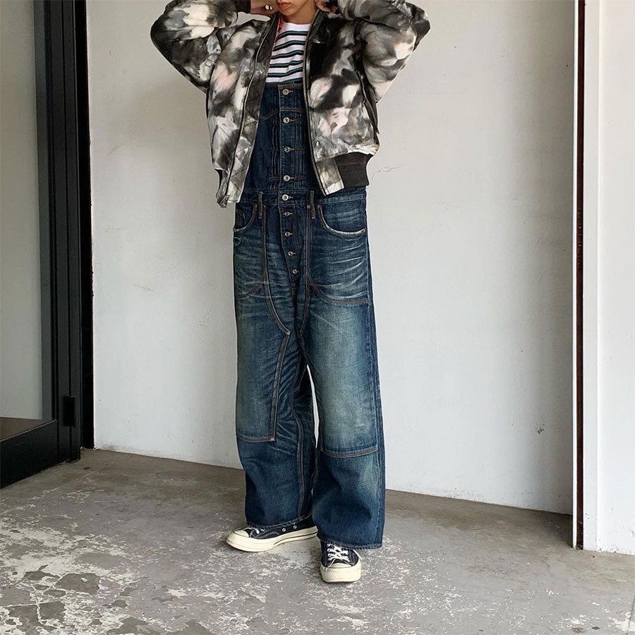 SUGARHILL/シュガーヒル】MULTI FADE DENIM OVERALL 22AWOA01の通販