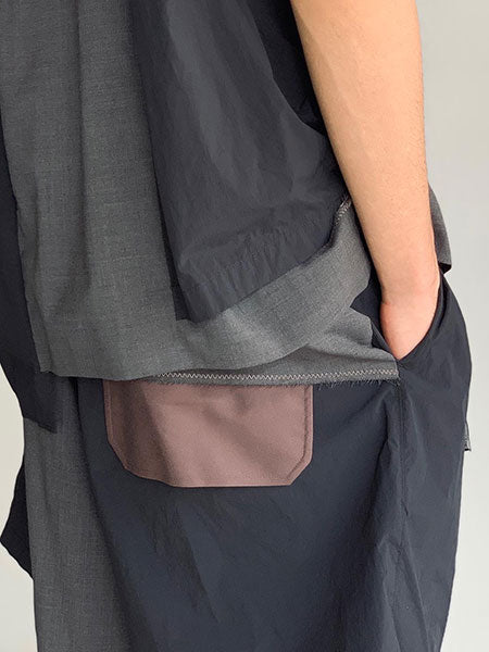 SALE 40%OFF ! <br/>【kolor/カラー】製品染めNyタイプライターハーフパンツ