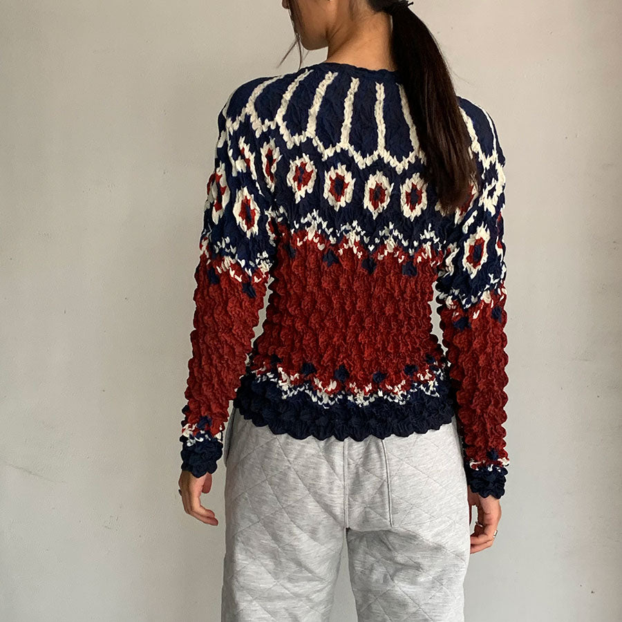 M A S U/エムエーエスユー】POPCORN NORDIC SWEATER MVFW-CS0122の通販 