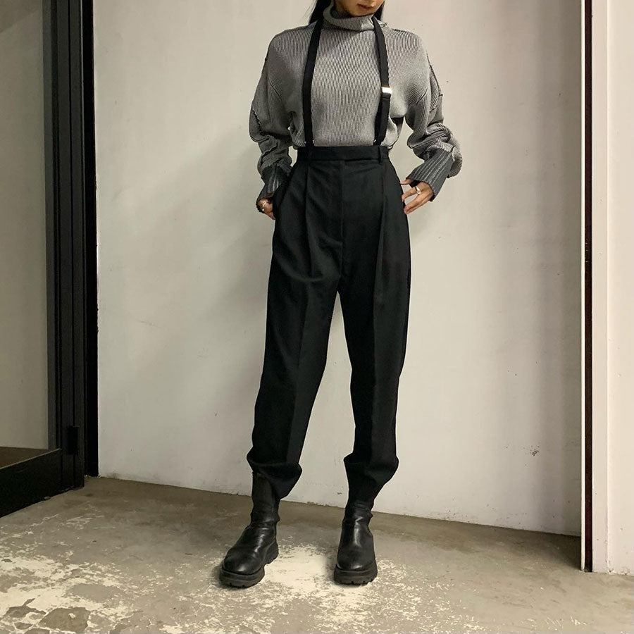 IIROT/イロット】Suspender Tuck pants 019-022-WP43の通販