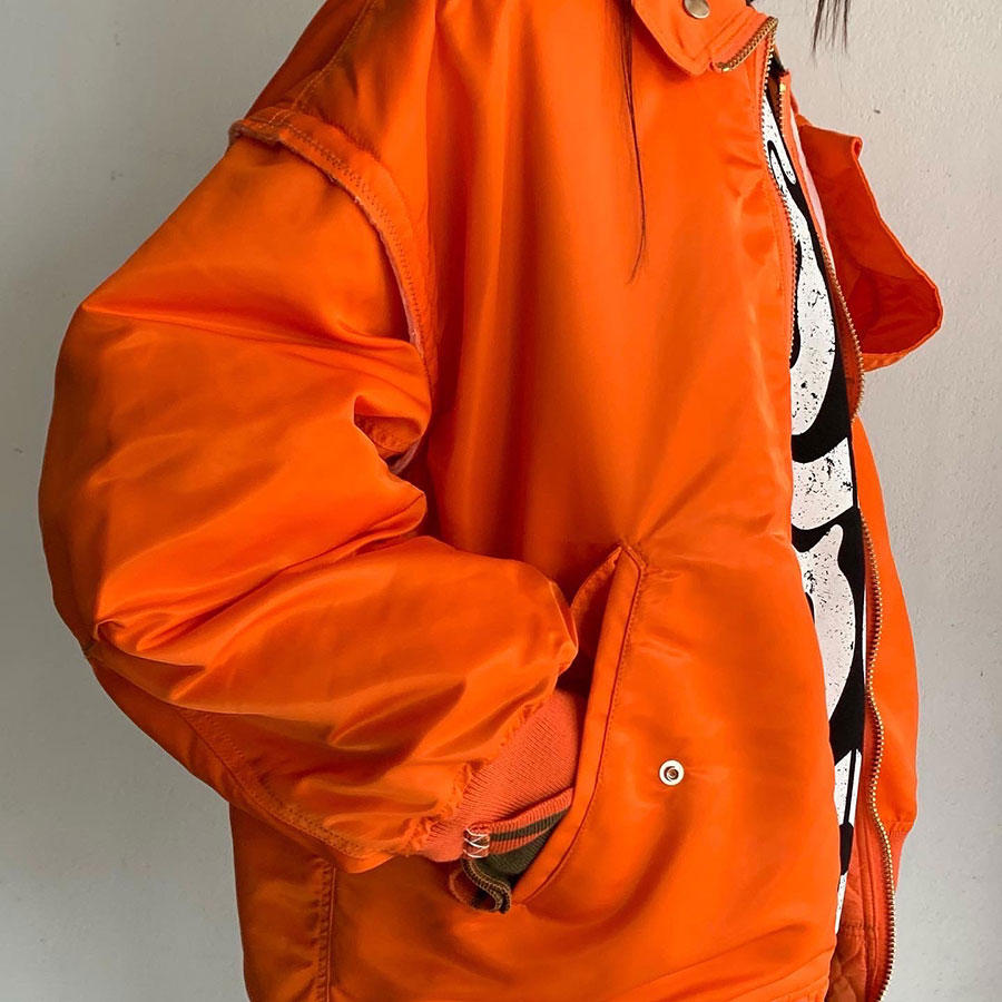 SALE 40%OFF ! <br/>【kolor/カラー】<br>ナイロンサテンブルゾン<br>22WCM-G09111