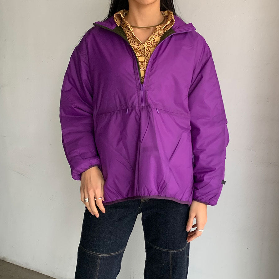 DAIWA PIER39/ダイワピア39】TECH REVERSIBLE PULLOVER PUFF JACKET  (PURPLE×OLIVE)BJ-22022WLの通販 「ONENESS ONLINE STORE」