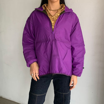 SALE 30%OFF ! <br/>【DAIWA PIER39/ダイワピア39】<br>TECH REVERSIBLE PULLOVER PUFF JACKET (PURPLE×OLIVE) <br>BJ-22022WL